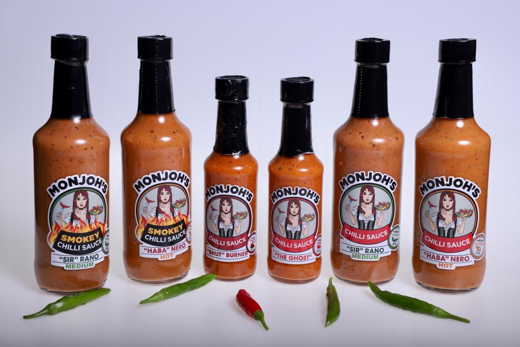 Monjohs Chilli Sauces Range