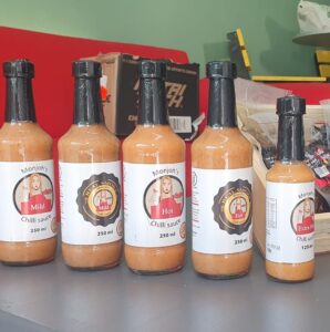 Monjoh's Chilli Sauces Original Range