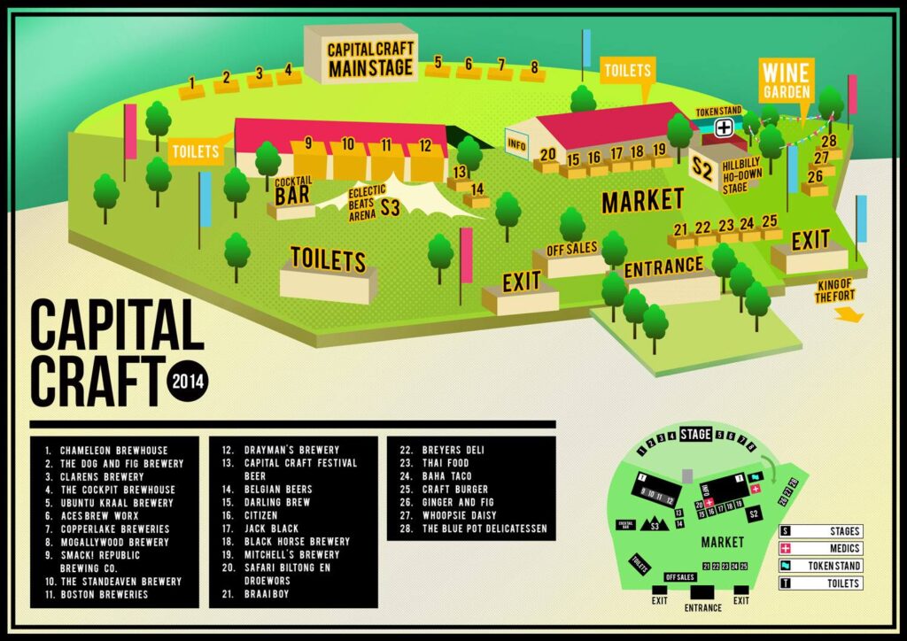 Capital Craft Beer Festival Layout