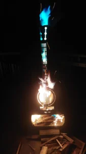 Guitar Boma Fire Lit